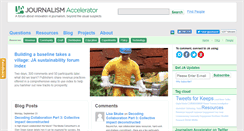 Desktop Screenshot of journalismaccelerator.com