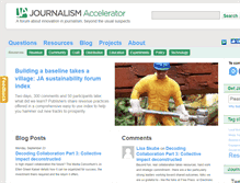 Tablet Screenshot of journalismaccelerator.com
